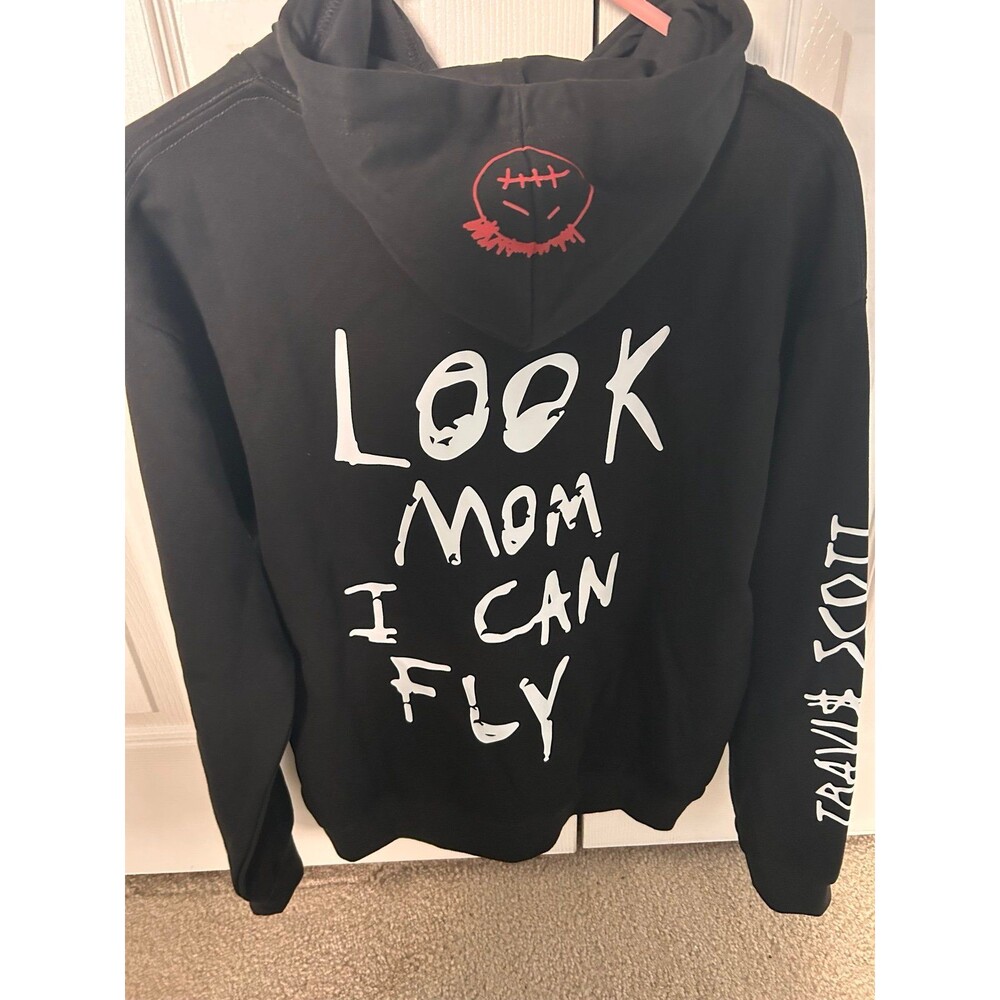 Travis Scott Cactus Jack “Look Mom I Can Fly” hoodie Black
